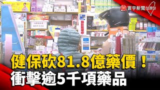 衝擊逾5千項藥品！健保砍81.8億藥價4月上路｜#寰宇新聞 @globalnewstw