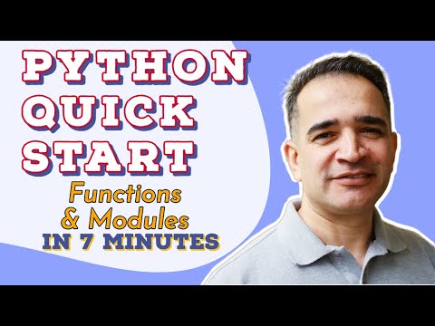 Python Functions and Modules Quick Start Tutorial for Beginners Quick Learning
