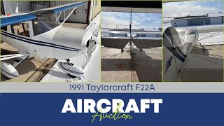 1991 Taylorcraft F22A // N4419P ** Online Auction Starts February 26, 2025