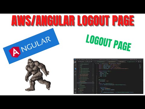 Angular Logout Page Clears Cognito Tokens