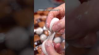 汤圆怎么做才能皮薄馅多还流心~#汤圆 #汤圆的做法