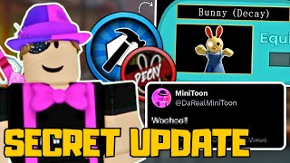 SECRET PIGGY UPDATE/BADGE.. + SECRET DECAY BADGE? + DECAY RELEASE DATE THEORY | Piggy News