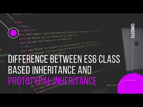 Difference between class based inheritance and Prototypal inheritance? | Deep dive | Code along
