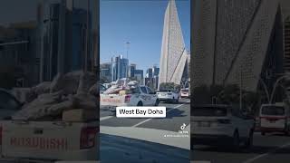 Driving around Doha - West Bay#fyp #travel #holidays #doha #qatar #westbay