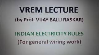 Narayan Private ITI SAFETY PRECAUTIONS IE RULES