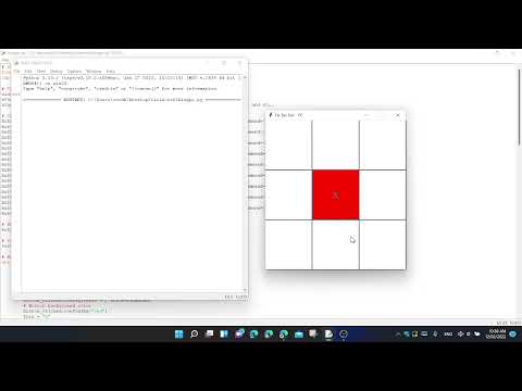 Tic Tac Toe - Python Tkinter GUI - Multiplayer Trailer