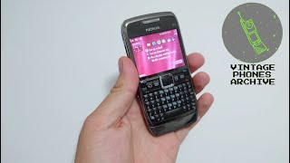 Nokia E71-1 RM-34 Mobile phone menu browse, ringtones, games, wallpapers