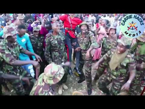 KDF Soldiers Bring the Hype with Morale Songs at the Wedding!