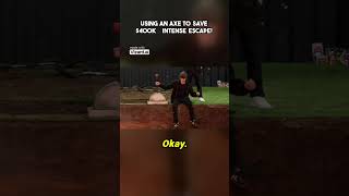 Using an Axe to Save $400K – Intense Escape! #mrbeast  #mrbeasthindi  #youtubeshorts