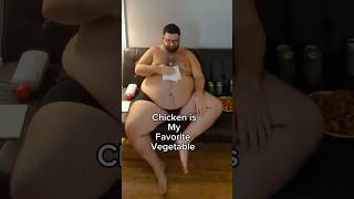 Chicken is my favorite vegetable 🤠#gymsideeffects #75hard #gymcope #weightloss #Transformation