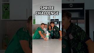 WHO CAN DRINK THE MOST SPRITE WITHOUT BURPING! 🤭😩 #shorts
