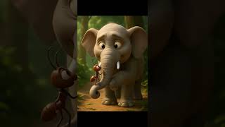 The Elephant and the Ant: A Story of Teamwork | Talezoooo #moralstories #elephant #Ant #teamwork