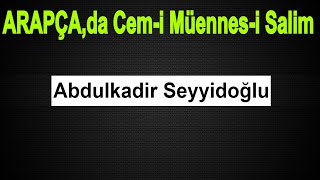 Arapça,da Cem-i Müennes-i Salim  #arapçadersleri #isimcümlesi
