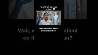 What Did the Grad Nurse did? #ainurse #viral #nurses #aifunnyshorts #nursing