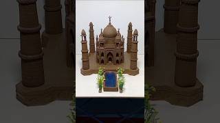 Mitti se Taj mahal kaise banaen chhota sa || How to make taj mahal with clay #shorts #clayart