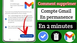 Comment supprimer un compte Gmail (2024) | Supprimer définitivement le compte Google