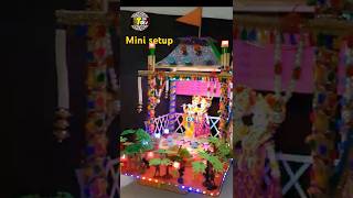 Radha ji jhanki | mini dj setup #dj #minidjsetup #tractordj #shorts #djtruck #toytrucks #techtoyz