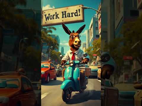 Gadha Ban Gaya Insaan 😢 | Donkey Life Story | Funny Emotional Cartoon Short in Hindi"