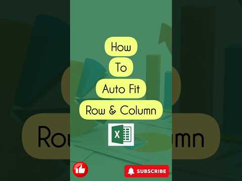 How to Auto Fit Rows & Columns in Excel (Quick and Easy Trick!) #excel #shortcut #exceltricks