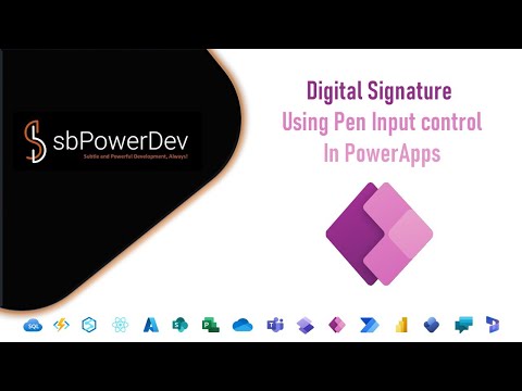 Digital Signature in Power Apps using Pen Input Control | #sbPowerDev