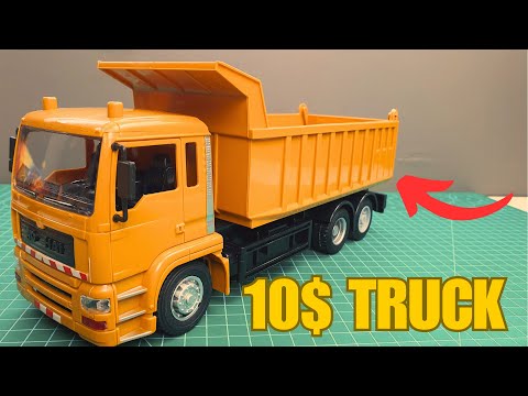 10$ RC TRUCK UNBOXING AND FIRST TEST