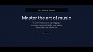 Next.js Project: Musics Academy UI