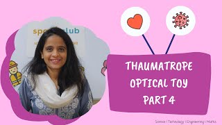 Thaumatrope - Optical Illusion Toy Part 4 Explanation | DIY STEM Experiment For Kids