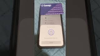 My Iphone reading RFID "Beep" card.