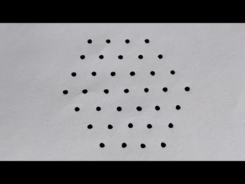 7×4 middle dots rangoli || 7 చుక్కలు మధ్య చుక్క 4 వచ్చే వరకు