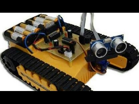 Arduino based line following and obstacle avoiding robot