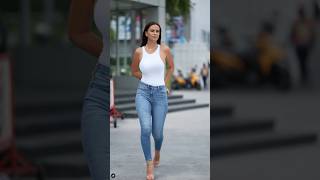 Denim fashion style wearing jeans #fashion #jeans