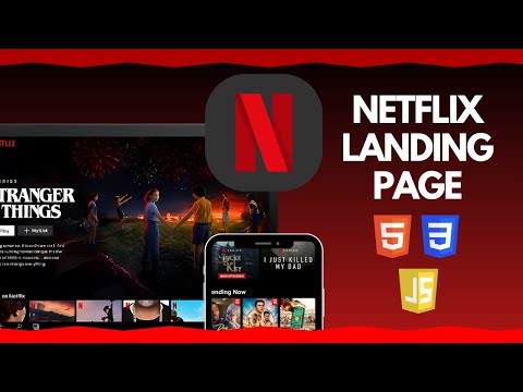 Recreating The Netflix Landing Page | HTML & CSS