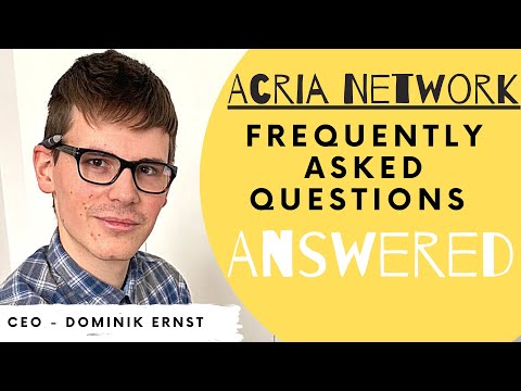 Frequently Questions Answered - Acria