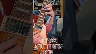 Fun Guitar Riff - For Those About to Rock Intro #guitarriff #acdc