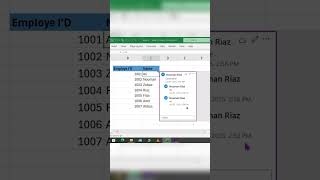 How to Add New Comments on Every Employee Name#excel #excelshortcuts #tutorial #spreadsheet #micro