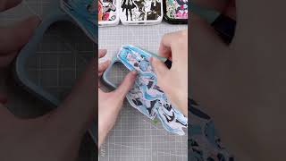 homemade kawaii anime sticker phone case 初音ミク Hatsune Miku #homemade #stickers #kawaii #hatsunemiku