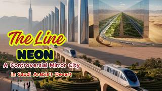 THE LINE : A Controversial Mirror City in Saudi Arabia’s  Desert | NEON CITY | Lumivya