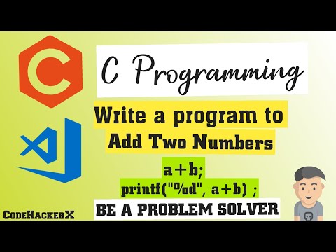 Write a program to Add Two Numbers in C Programming |#3