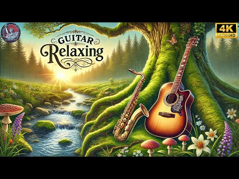 The Best Relaxing Guitar Music In The World, Help RELIEVE STRESS With Beautiful American Scenery 4K