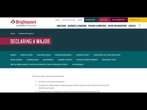 How-To: Change Your Major