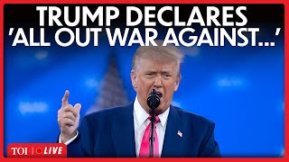 LIVE | 'All Out War Declared': Trump's EMERGENCY Speech; Signs Shocking LAW For America | US News