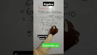 Factorization   #mathisfun #maths #cbsemathematics #mathstricks #cbse