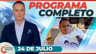 Noticias con Crystal Mendivil | Programa completo 24 de julio de 2025