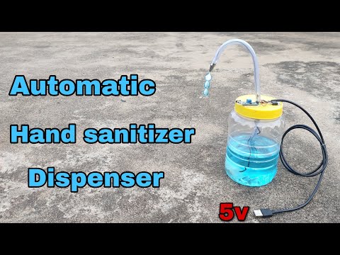 Automatic Hand sanitizer machine |How to make automatic hand sanitizer|Sanitizer machine kaise banye