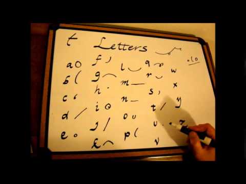 Gregg shorthand for personal note taking - lesson 2 3 4