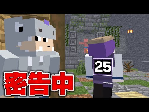 背中の数字を見られる前に逃げろ【マインクラフト】