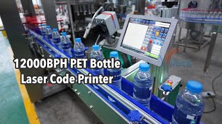 12000BPH PET Bottle Laser Code Printer; Sale Date Batch Expiry Serial Number;water production line