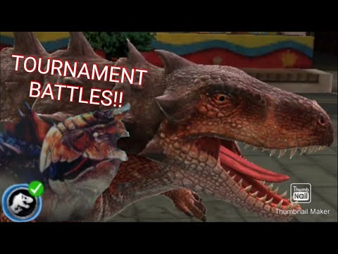 TOURNAMENT BATTLES!!! (Jurassic World Alive)
