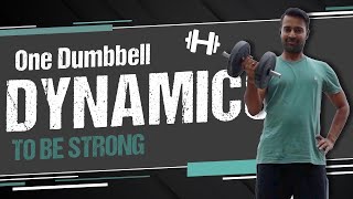 One Dumbbell Full Body Workout at Home | Single Dumbbell Exercises for Strength & Fat Loss