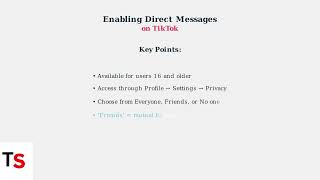 How To Turn On Direct Messages On TikTok – Enable DM Settings (2025) – iPhone & Android